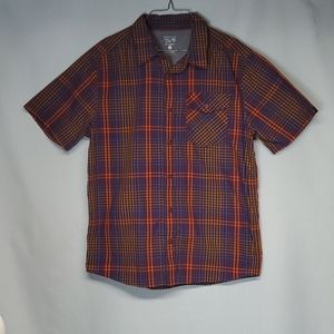 Mountain Hardwear plaid button down shirt size M